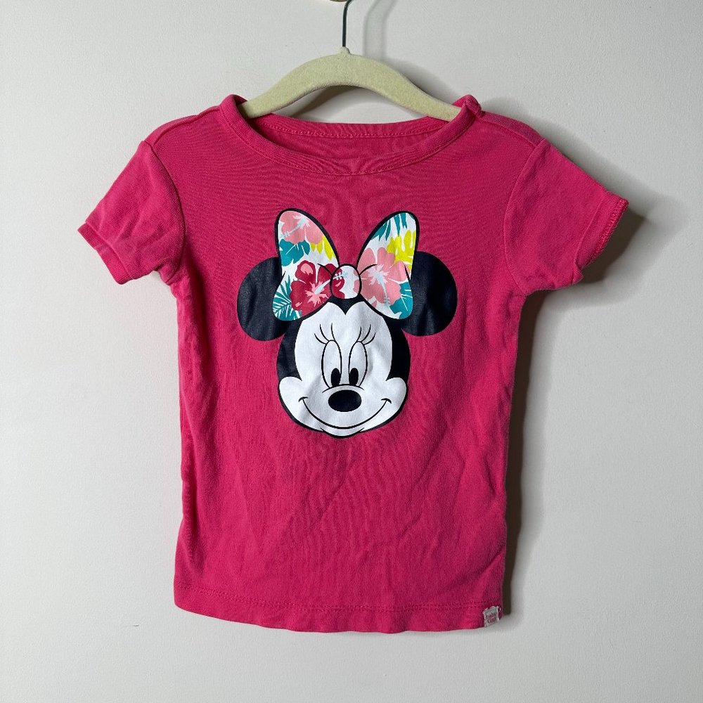 Baby Gap x Disney Pink Minnie Mouse Shirt 2T